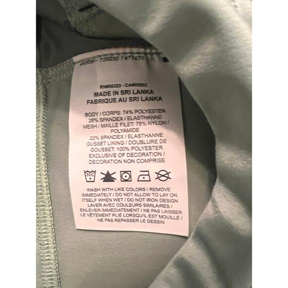 Nike Jordan Women's Green Stretch Essentials Bike Shorts Tight Fit Sporty Gym - Picture 8 of 9